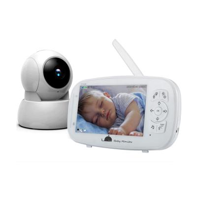 China PAN-TILT 5 Inch HD Baby Monitor Digital Wireless Temperature Control Set Alarm Baby Feeding Monitor for sale