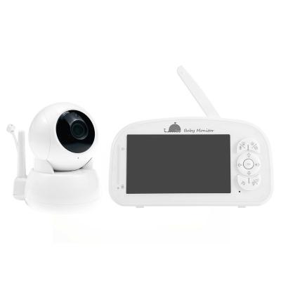 China Factory Wholesale PAN-TILT Noise 5 Inch Mini Cctv Audio Only 2 Hello And Camera Home Security Indoor Baby Monitor With Camera for sale