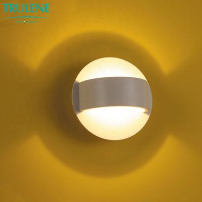 China Modern Super Slim Round IP20 LED Bedroom Wall Light Indoor Sconce Led Seal Round Light Outdoor Waterproof Home Wall Lamp for sale