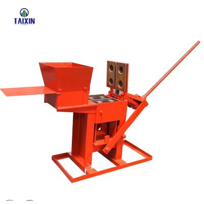 China QMR2-40 interlocking manual brick machine price 2020 newest clay block making machine for sale for sale