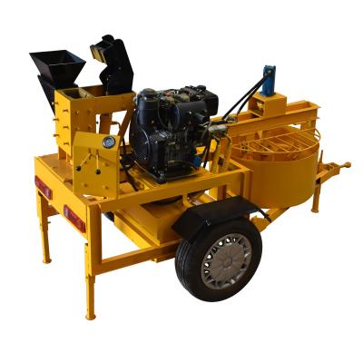 China Long Service Life M7mi Clay Interlocking Block Machine For Sale Professional Adobe Brick Making Machines for sale