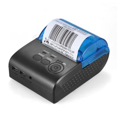 China Portable Thermal Tooth Printer Receipt Printer YHD-5805 High Performance Small Size 58mm Thermal Receipt Printing Blue for sale