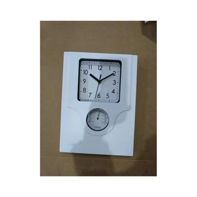 China Antique Modern Rectangular Quartz Multifunctional Display Style Wall Kitchen Plastic Clock For Sale for sale