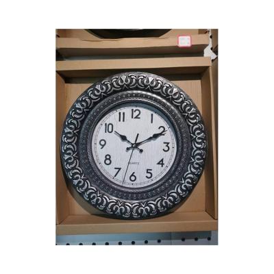 China Retro Art Clock Wall Big Creative Modern Decorative Quartz Wall Clock European Classical Antique Home Decor Style 3d Clock for sale