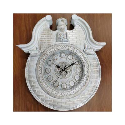 China 2022 New Design Nordic Style Vintage Antique Roman Number Silent Retro Quartz Plastic Hanging Wall Clock Large for sale