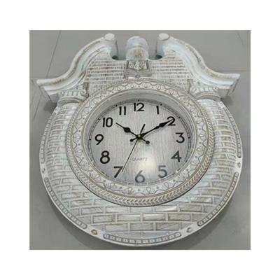 China Antique Style New Arrive Retro Large Antique 3d Digital Wall Clock Living Room Style Digital Paper Wall Clock for sale