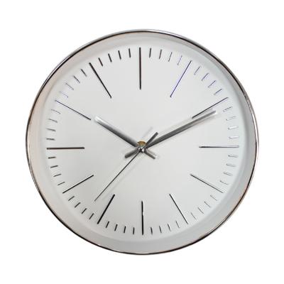 China Minimalist Plastic Modern Simple Style 12 Inch Numbers Wall Clock Around Quartz Time Clock Exquisite Home Decoration for sale