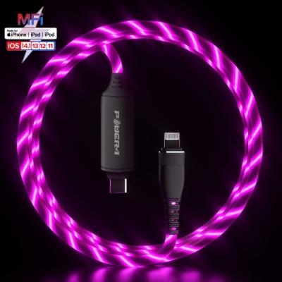 China Lighting cable mfi TP015C High Quality LED Light Lighting PD 18W USB Type C To MFI Certified 8pin Lightning Fast Charging Data Cable For iphone for sale