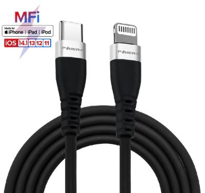 China Original PD 18W Usb mfi Cable iCL1F USB Fast Charging Cables Durable C94 Mfi Type C Certified Type-C To Lightning Charging Cable For Iphone for sale