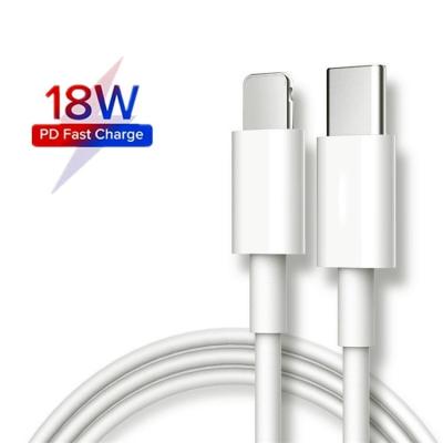 China Wholesale Palladium 18W Mobile Phone Ni4B USB C to Lightning Cable OEM ODM 1M 2M 3M 3FT 6FT 10FT Fast Charging Charger Data Cable For iPhone Apple for sale