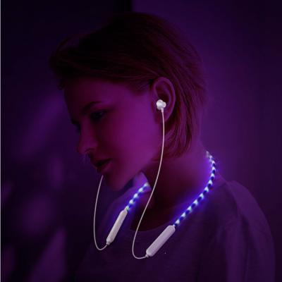 China Snap With Music Rhythm Lb04A Free Sample Headphones Handfree Headphone Low Price Wireless Glow Led Sports Bluetooth 5.0 Lightweight Earphone for sale