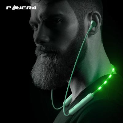 China Flash With Music Rhythm Lb04B Glow Led Lightweight Bluetooth 5.0 In Ear Earphone Wireless Handfree Low Price Headset Wholesale Free Sample for sale