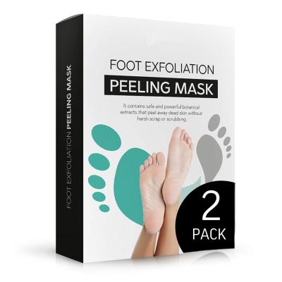 China Private Label Foot Best Exfoliating Effective Dead Foot Callus Remover Lemon Peel Removing Body Peeling Foot Cream Mask for sale