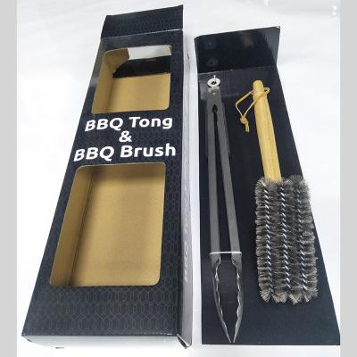 China Factory New Easily Cleaned Direct BBQ Tool Kit Stainless Steel Barbecue Tools for sale