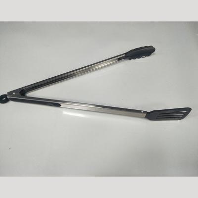 China BBQ Tongs New Design Stainless Steel BBQ Tongs Easily Cleaned Food Tongs Have Good New Quality for sale