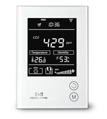 China Air Quality CO2 Monitor Indoor Z-Wave MCOHome MH9-CO2-WA/WD MH9-CO2-WA/WD for sale