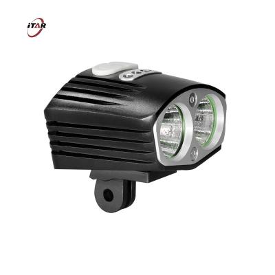 China 2000 Lumen Electric Bicycle Light Owl Eyes Designed Anodizing Finish for sale