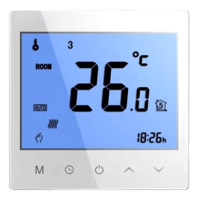 China Modern 230V wifi system room thermostat under floor heating for sale