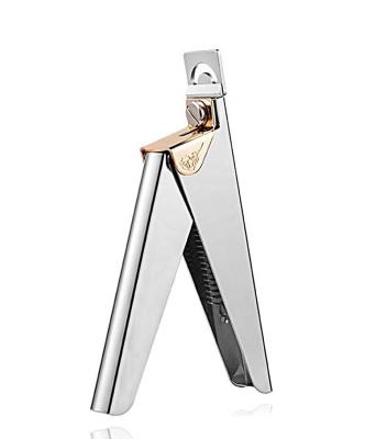 China Private Acrylic Tips Cutter, Manicure Finger Logo Nail Tool Stainless Steel Sliver Nail Clippers With Low MOQ for sale