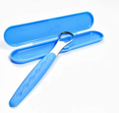 China Factory Whole Sale Category Professional Stainless Steel Tongue Cleaner Tongue Scraper Cleaning Oral Cleaning Surgical Set for sale