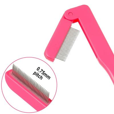 China Whole Eyelash Brush Eye Lash Brushes Mascara Brushes Eyelash Extensions Combs Eyelashes Tools Factory Sale Beauty Cosmetics Tools Pink for sale