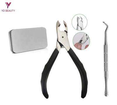 China Customized Toe Handle Cuticle Nippers Set Stainless Steel Toenail Scissors Set Cuticle Nipper for sale