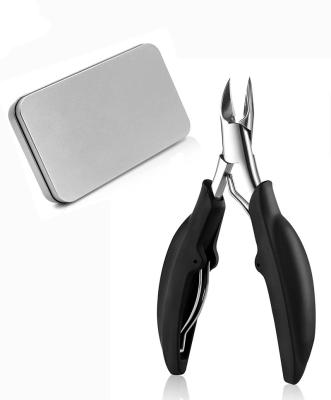 China Finger Amazon Hot Selling Professional Nail Tools Nail Scissors With Soft Handle Cuticle Nipper Set for sale