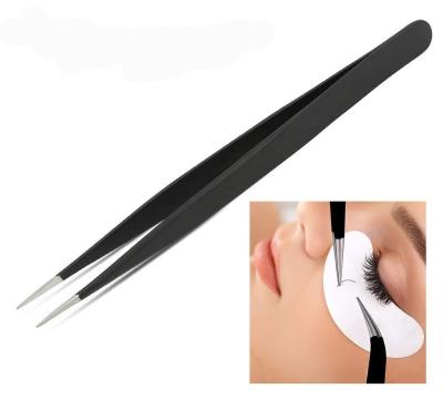 China High Quality False Eyelash Extension Eyelash Extension Tweezers Private Label Stainless Steel Tweezers For Eyelash Extension for sale