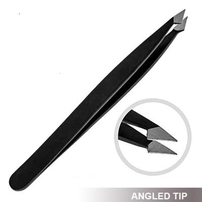 China Professional eyebrow tweezers for facial hair, shine and hair removal, eyebrow tweezers slope and sharp tweezers for sale