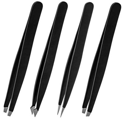 China Professional Daily Eyebrow Private Label Beauty Tool Eyebrow Tweezers Stainless Steel Tweezers For Eyelash Extension for sale