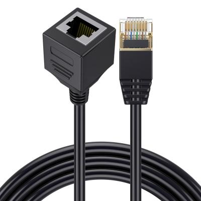 China Video Game Player 40Gbps 2000MHz Lan Ethernet Cable Cat 8 RJ45 Cat7 Cat8 60cm 1m 1.5m Ethernet Cable Cat 8 Network Cord 30cm 1m 1.5m For Laptops Router for sale