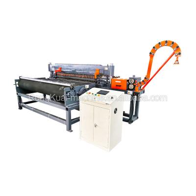 China Full Automatic Building Material Shops CNC Galvanized Welded Roll Wire Mesh Fence Machine For Sale for sale