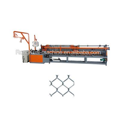 China Building Material Shops Professional CNC Cyclone Factory Double Chain Link Fence Machine for sale