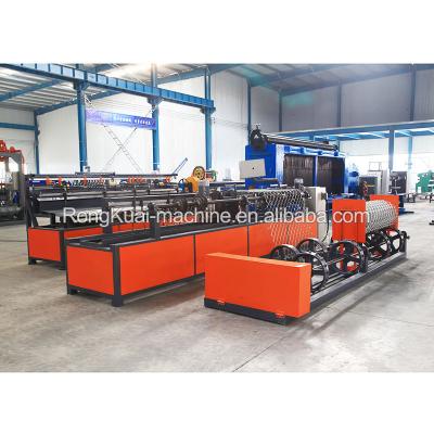 China Building Material Shops Hot Sale In India Diamond Shape Galvanized Chain Link Fence Weaving Machine for sale