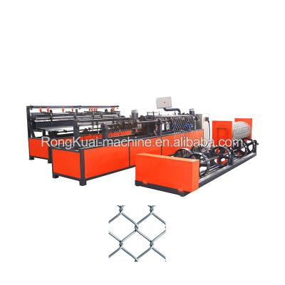 China Building material stores manual para hacer malla de alambre operated chain link fence making machine for sale