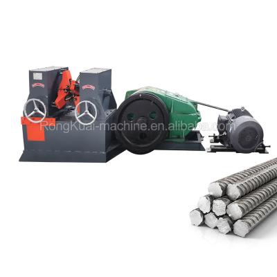 China Building Material Stores Deformed Ribbed Rebar Making Machine Bar Wire Drawing Machine Cold Rolling Ribbed Machine for sale