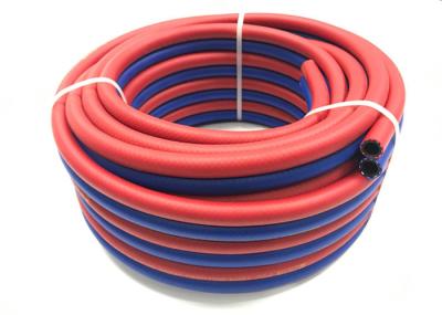 China Natural PVC Rubber Air Hose , Twin Welding Hose For Convey Oxygen Acetylene for sale