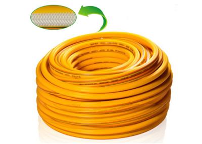 China Orange Gelb PVC-Spray-Schlauch-/Polyester-faserverstärktes Rohr-Rohr-Antiabnutzung zu verkaufen