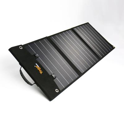 China Phone/Macbook/Central Charging Solar Panel 60W Portable Outdoor Foldable Solar Panel Power Station for sale