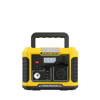 China 500w Power Station Generator Battery Backup Outdoor Portable Rechargeable Power Supply Station for sale