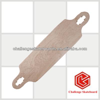 China Maple Blank Drop Through Maple Longboard Skateboard Decks Wholesale for sale