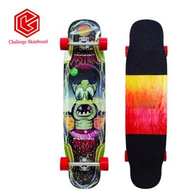 China 8 Ply Maple And Fiberglass Adult Canadian Custom Longboard Skateboards Pro for sale