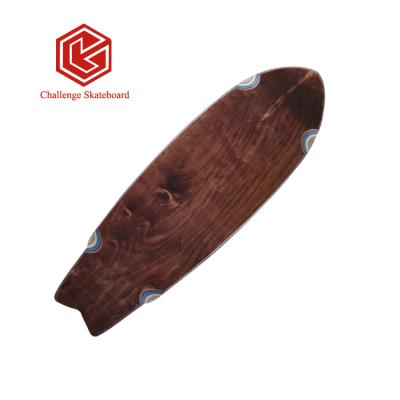 China Canadian Maple 7 Ply Canadian Maple Blank Cruiser Longboard Deck for sale