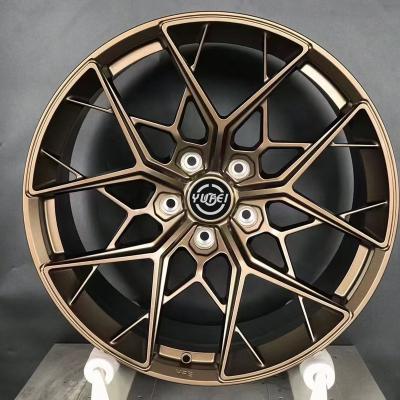 China Custom Car T6 17 18 19 20 21 22 23 24inch 6061 Alloy PCD5x112 5X120 Aluminum Alloy Car Forged Wheels for sale