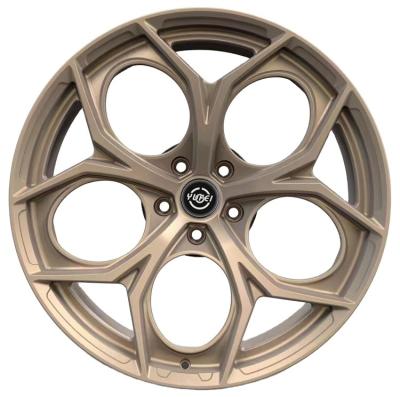 China High Performance Luxury Cars Wheels Tan Forged One Piece 17-24 Inch OEM Forged Alloy Car Front Wheel Hub Rim For HRE BMW for sale