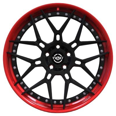 China Aluminum Alloy 6061 T6 2 Piece Forged Wheel Customize 19