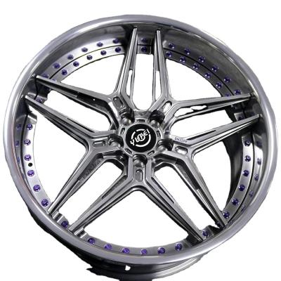 China For Aftermarket Rims Customize Forged Wheel Rim 2 Piece Structure Forged Alloys 18