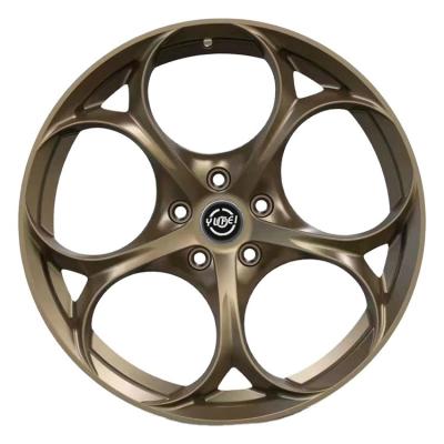 China High Performance Luxury Cars Wheels Tan 17-24 Inch Front Wheel Hub OEM One Piece Forged Alloy Rims For BMW for sale