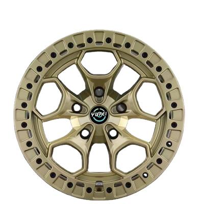 China 4x4 Beadlock Wheels Customized Super Deep Concave Rims with Beadlock Matte Black Forged Car Wheels for sale