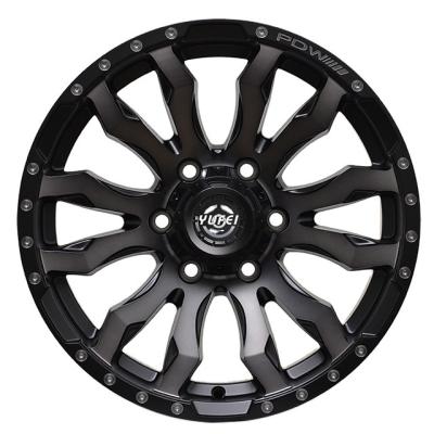 China 4x4 Forged Wheel 20 Inch SUV Aftermarket Staggered Off Road Alloy Car Skirts Velg Mobil 6 Lugs 6 Holes 20x9 PCD 6x139.7 4x4 Off-Road Wheels for sale